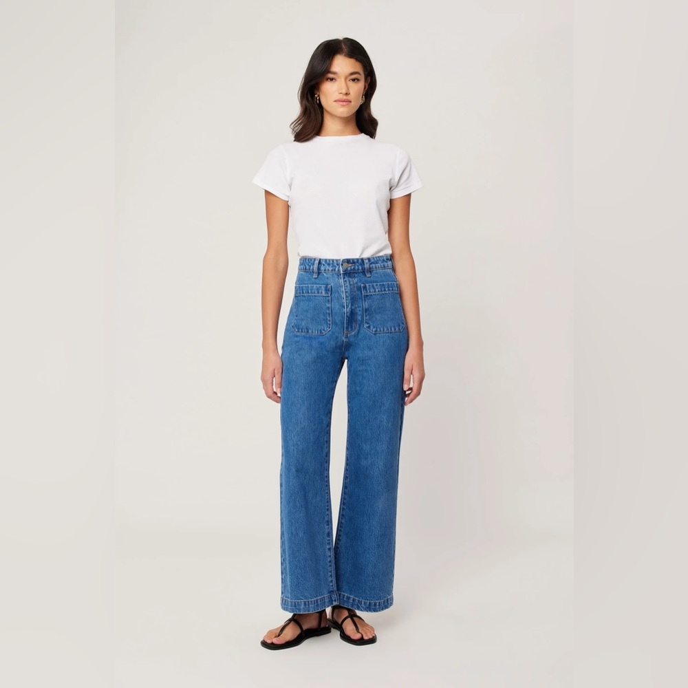 ROLLA’S Sailor High Rise Wide Leg Jean